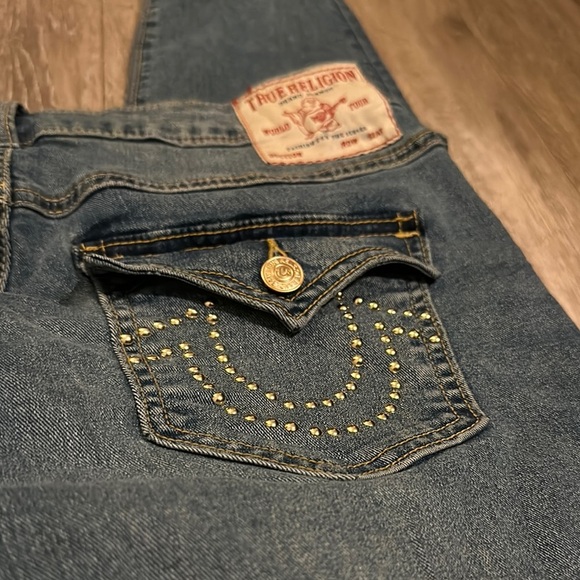TRUE RELIGION | Jennie Curvy Mid Rise Super Skinny Jeans - Picture 2 of 9